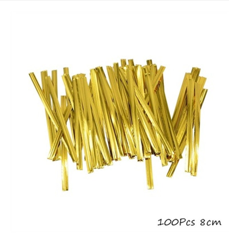 Tote Vibe 100Pcs Transparent Cotton Candy Bags for Party & Bakery