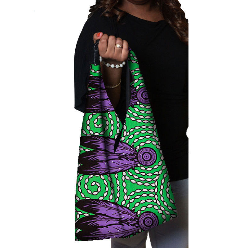 Tote Vibe Traditional African Tote Bag – Multicolor Cotton Shoulder Bag