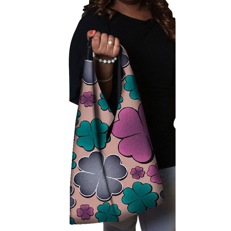 Tote Vibe Traditional African Tote Bag – Multicolor Cotton Shoulder Bag