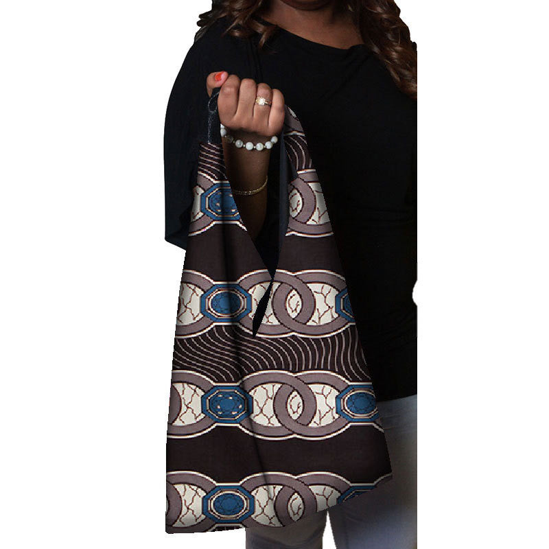 Tote Vibe Traditional African Tote Bag – Multicolor Cotton Shoulder Bag