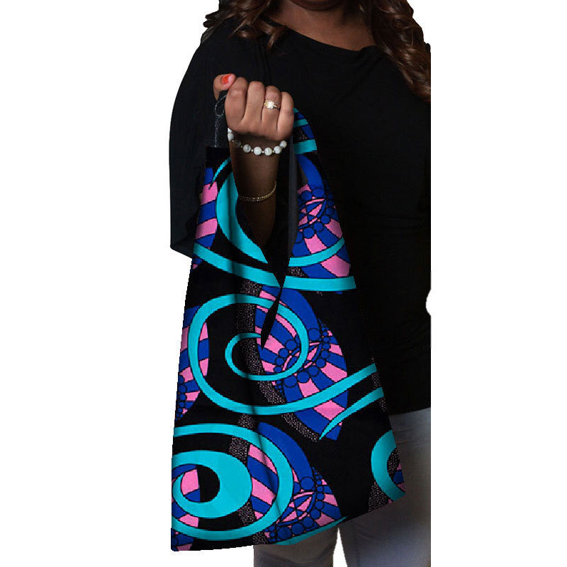Tote Vibe Traditional African Tote Bag – Multicolor Cotton Shoulder Bag