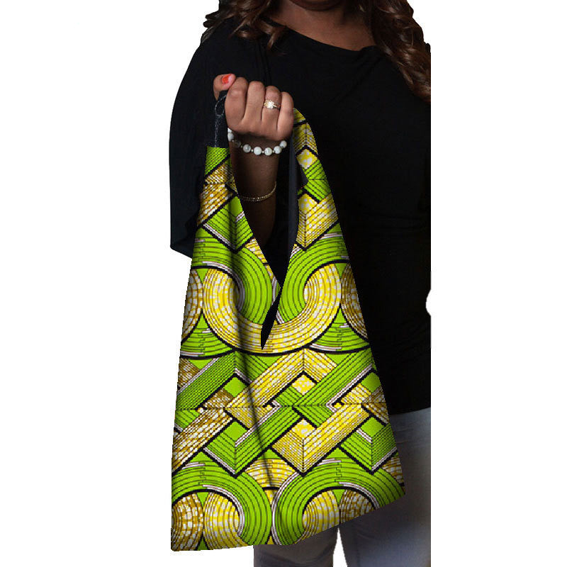 Tote Vibe Traditional African Tote Bag – Multicolor Cotton Shoulder Bag