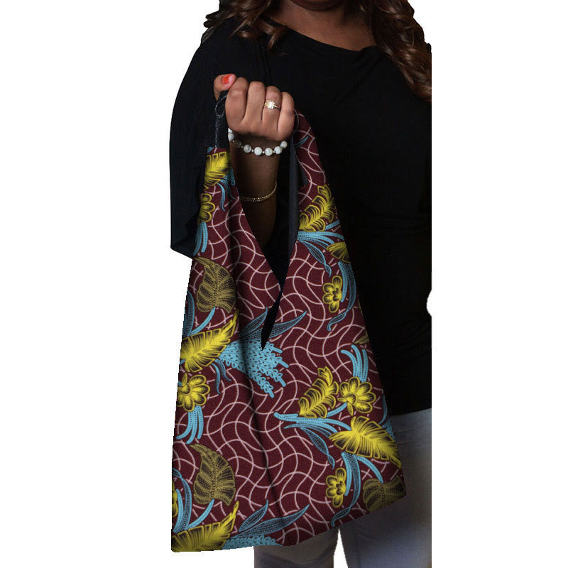 Tote Vibe Traditional African Tote Bag – Multicolor Cotton Shoulder Bag