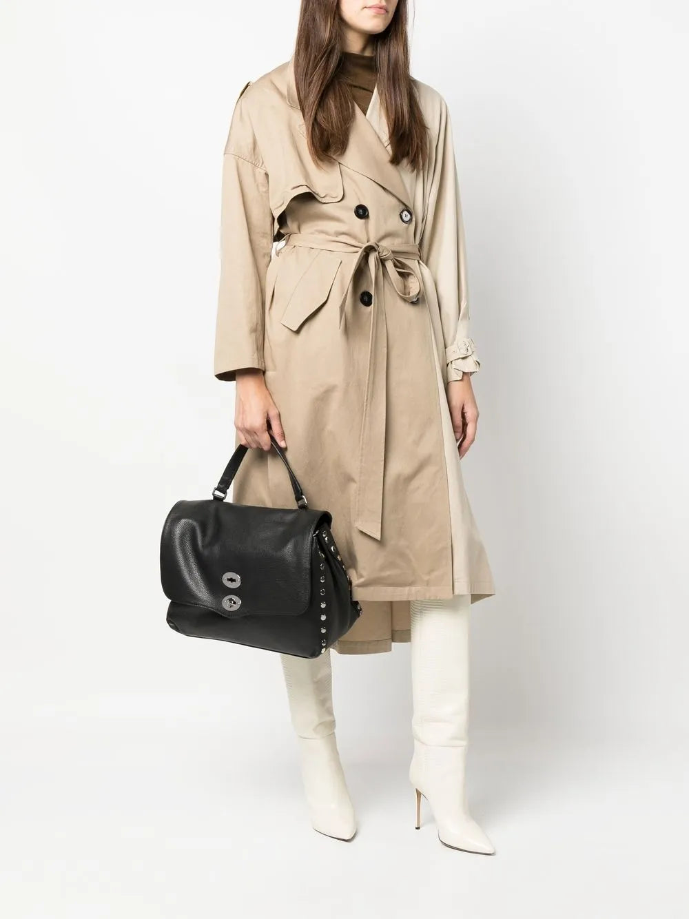 Zanellatoleather tote bag