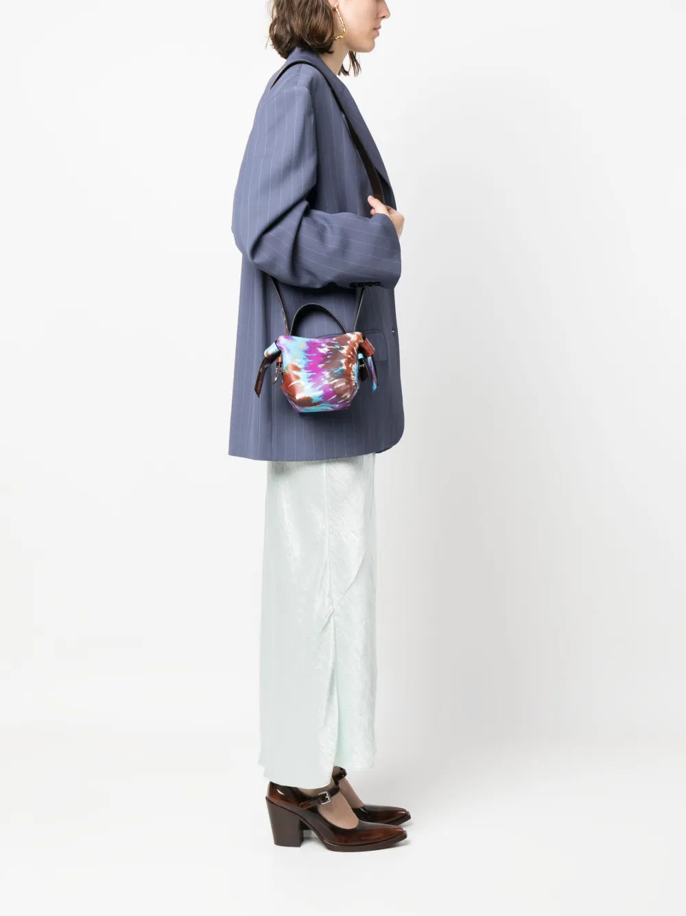 Acne Studiostie-dye knotted tote bag