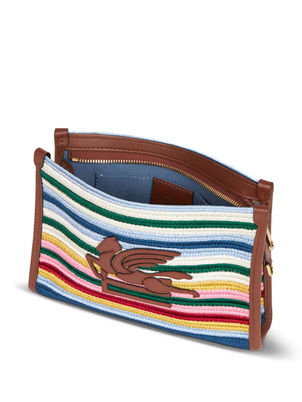 ETROstriped clutch bag