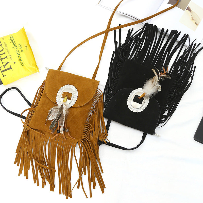 Tote Vibe Bag Fringe Leather Tote – Stylish Tassel PU Shoulder Bag