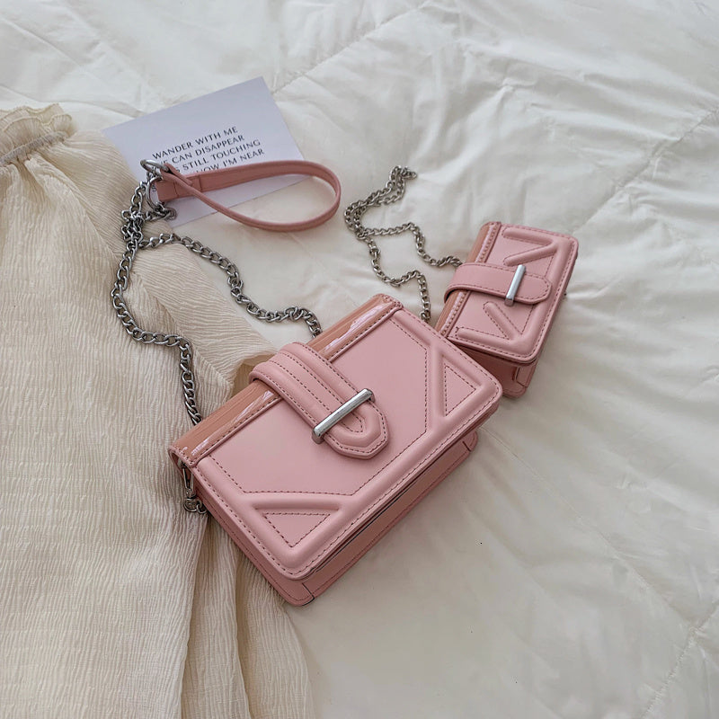 Tote Vibe Wristlet Crossbody Bag – Women’s Synthetic Leather Square Purse