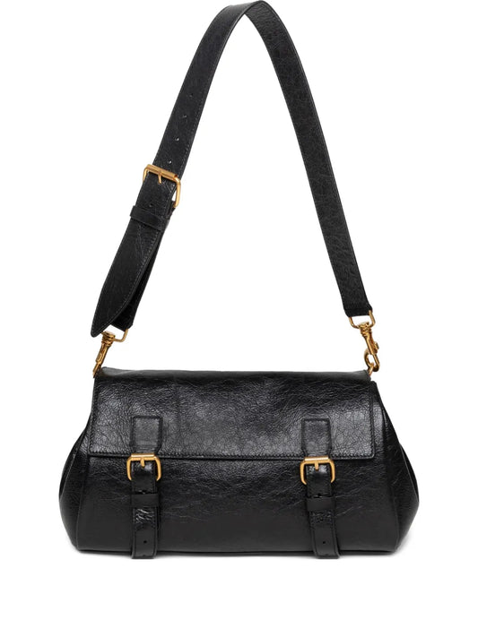 DRIES VAN NOTENbuckle-fastening leather shoulder bag