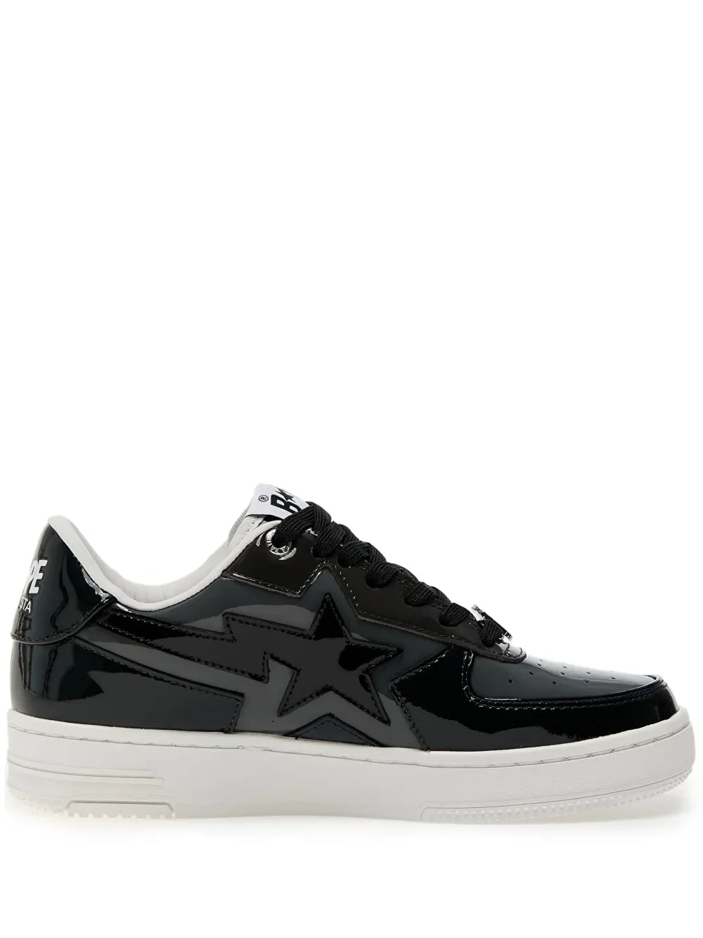 A BATHING APE? Sta Icon Patent Leather Low-Top