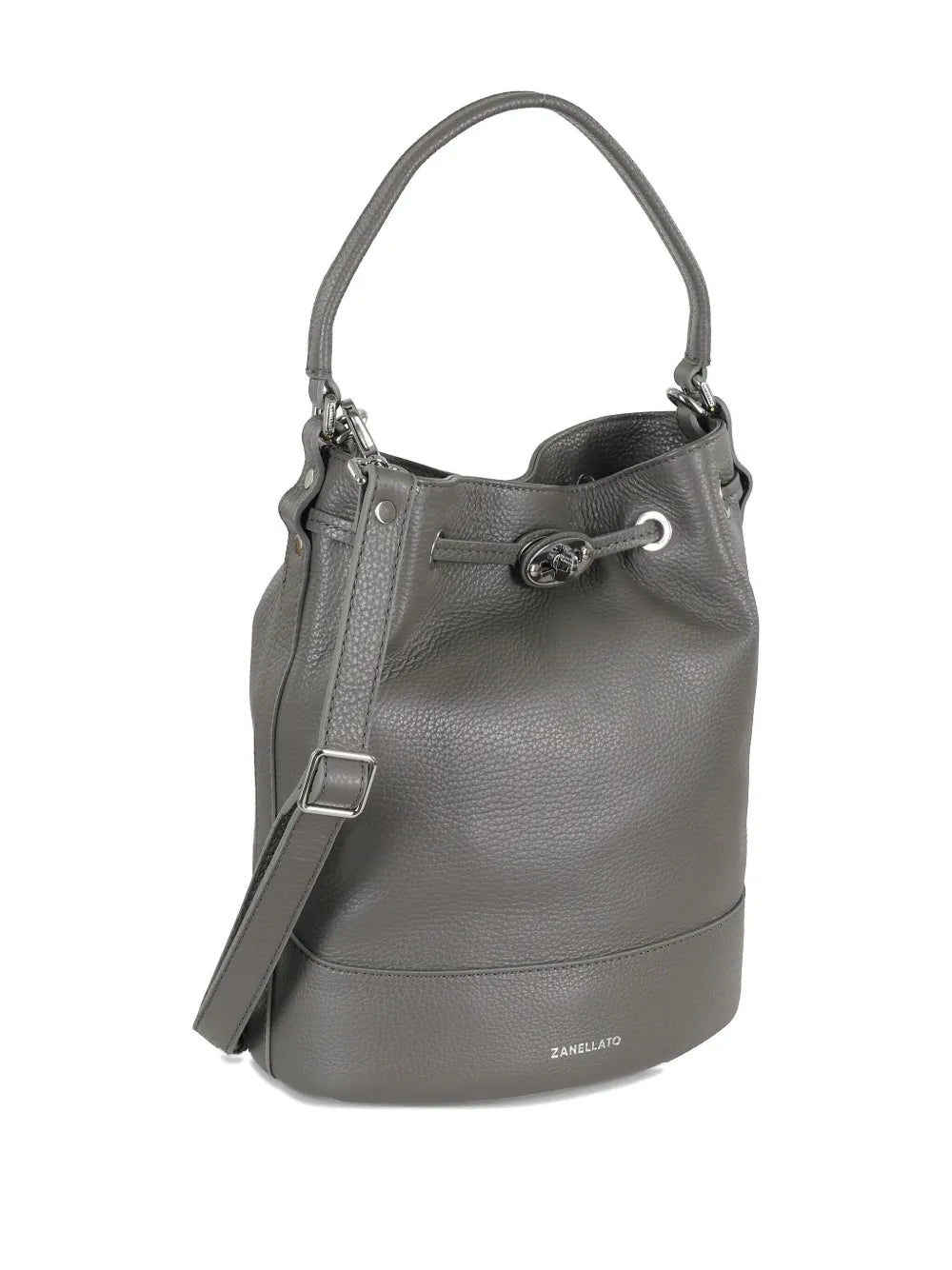 Zanellatologo-print bucket bag