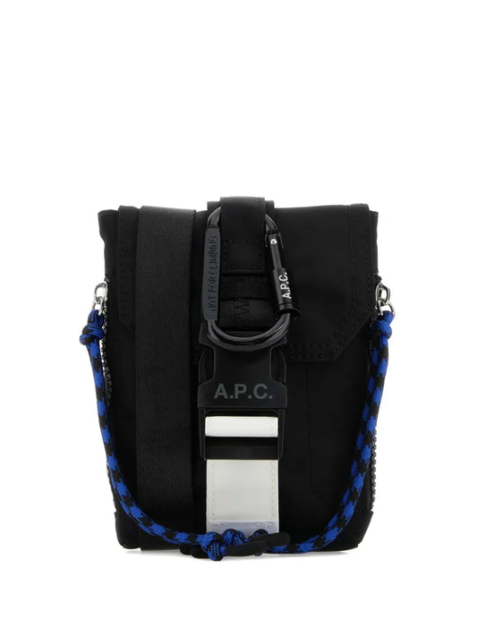 A.P.C.carabiner-strap crossbody bag