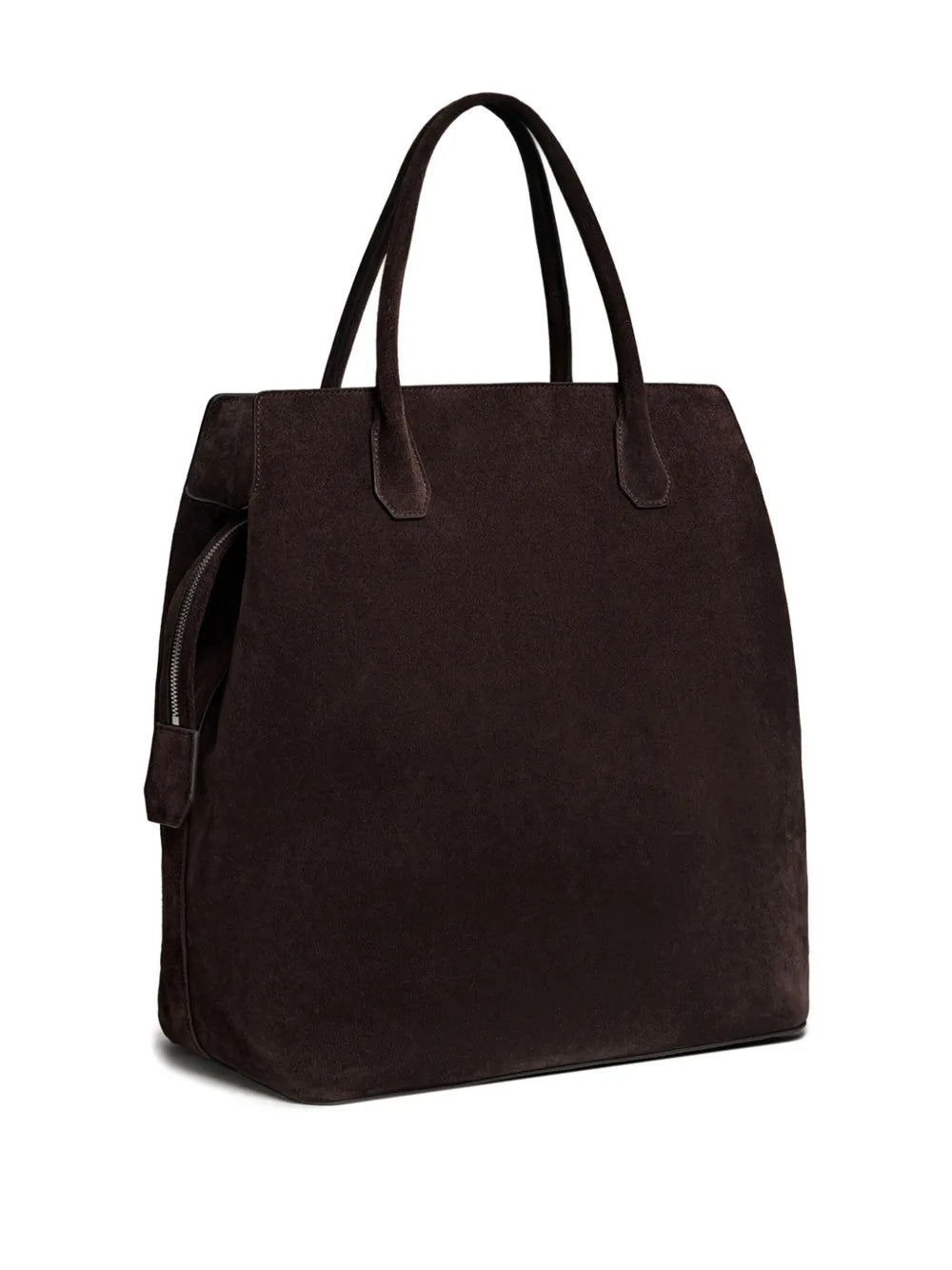 12 STOREEZzip-top suede tote bag
