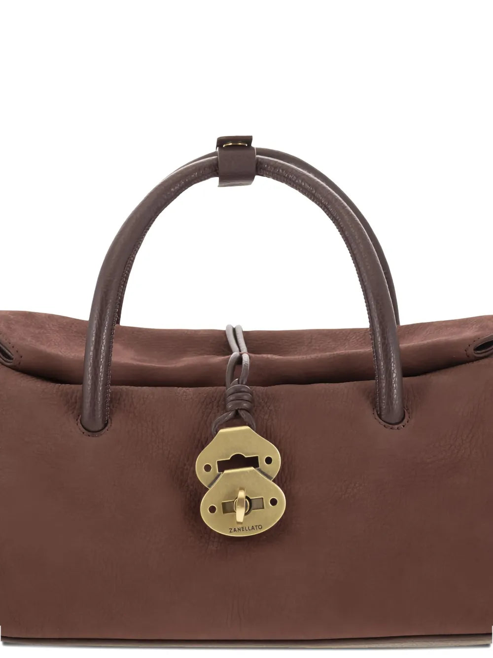 Zanellatotop-handles clasp-closure tote bag