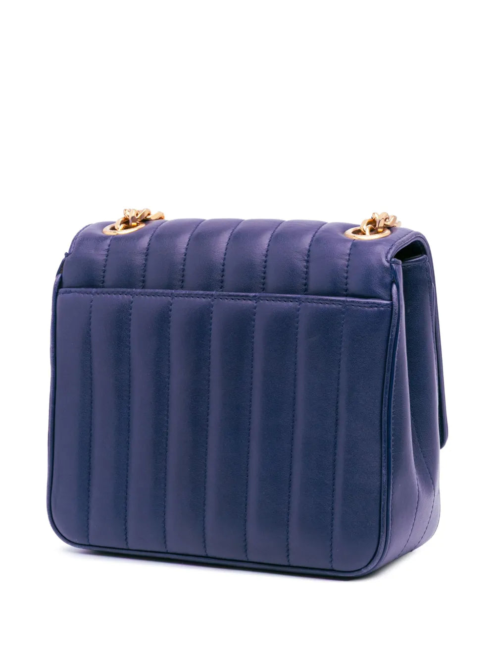 Pre-OwnedSaint Laurent Pre-Owned2018 Medium Lambskin Monogram Vicky Chain Bag crossbody bag