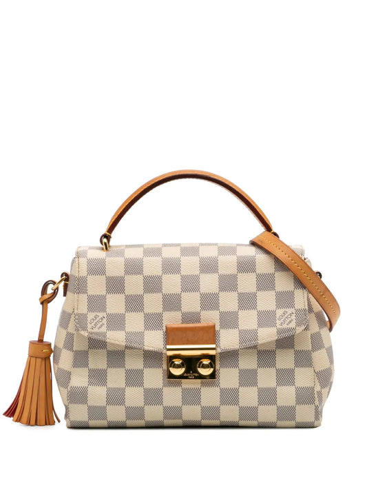 Pre-OwnedLouis Vuitton Pre-Owned2017 Damier Azur Croisette satchel