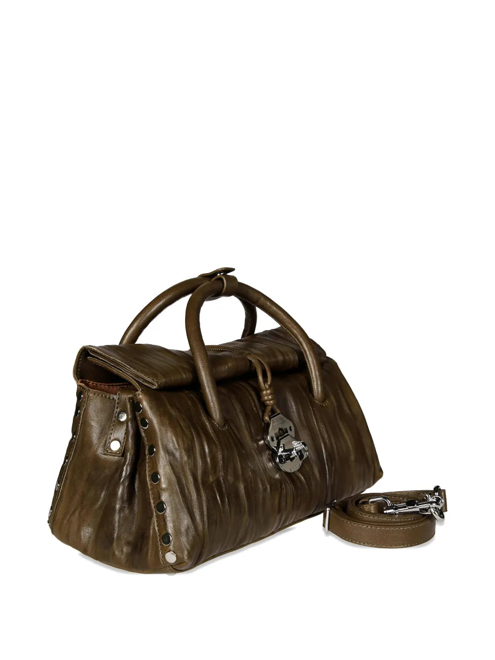 Zanellatosmall Dotta Pliss?studded satchel