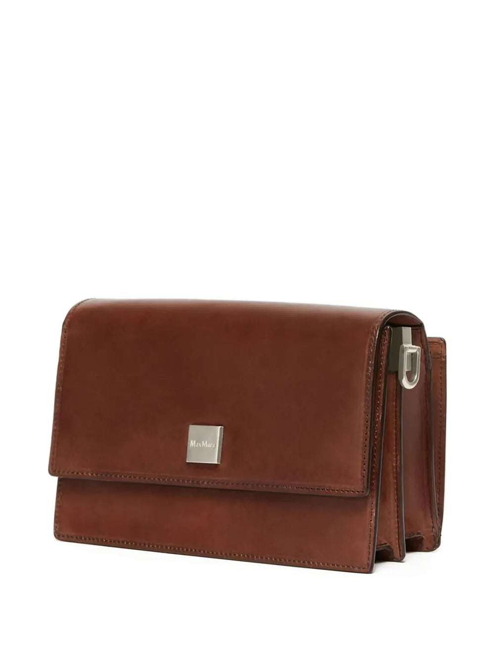 Max MaraBiancaroughs leather shoulder bag