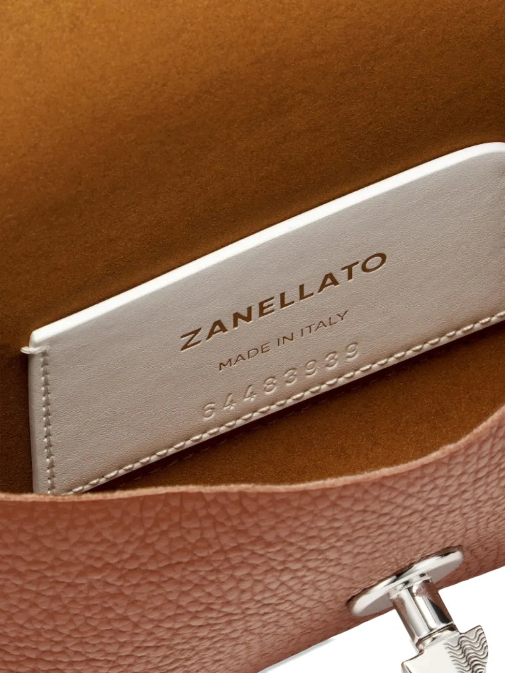 Zanellatosmall Lettera?turn-lock shoulder bag