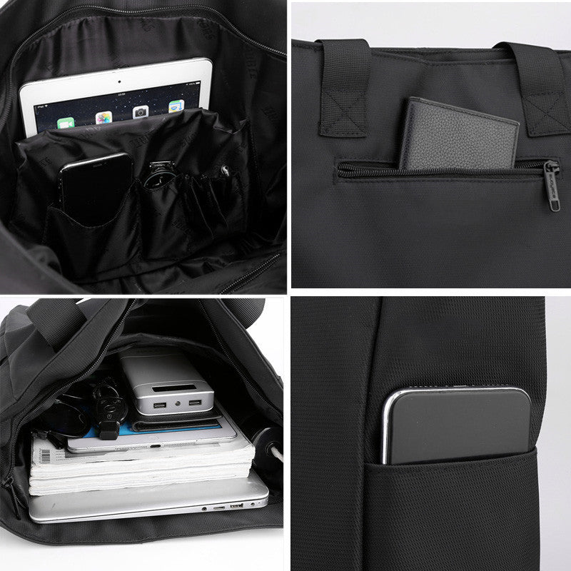 Tote Vibe Nylon Tote Bag – Durable Youth Shoulder Horizontal Carry Bag