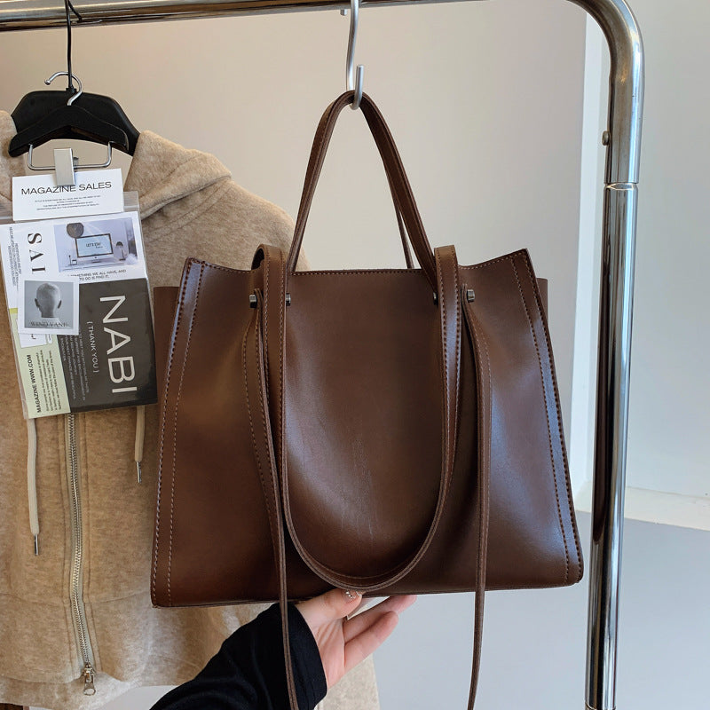 Casual High-capacity Tote Shoulder Bag – Tote Vibe PU Leather